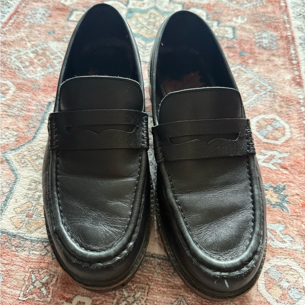 Black Penny Loafers